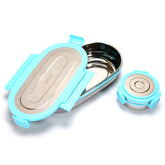 Ganesh Stainless Steel Lunch Box  Small Container ( Set Of 2 Pcs )